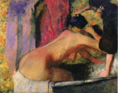 Edgar Degas Woman at her Bath